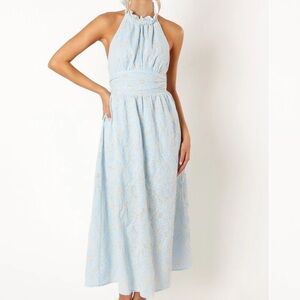 Taila Halterneck Midi Dress